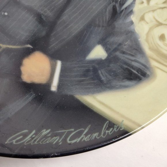 Daddy Warbucks Annie Collectors Plate William Chambers Limited Knowles 1982 USA - Picture 5 of 5